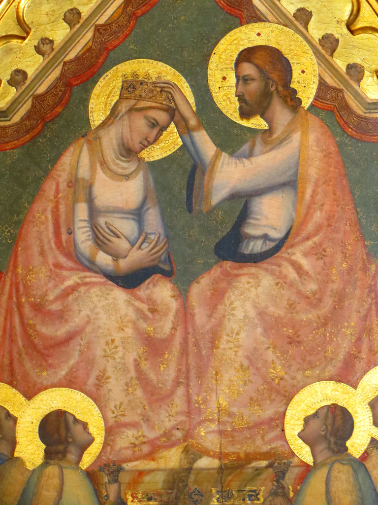 Giotto, couronnement,Santa Croce, Chapelle Baroncelli