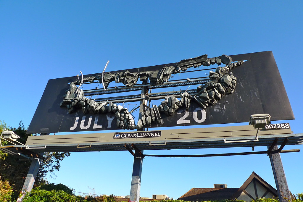 The Dark Knight Rises 3D Billboard