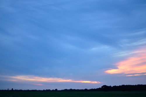 Sunset_20120623210828FAL_2811 by bfaling, county sunset ohio orange sun field clouds rural evening twilight glow farm low madison oh