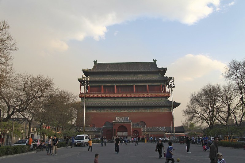 A bell tower in Beijing
