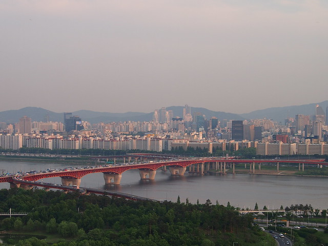 Han River-Eungbongsan-Seoul-South Korea