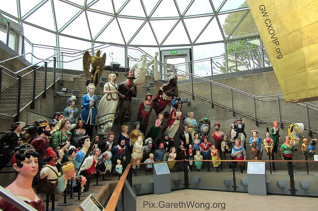 Must watch, Gallery of 'Long John Silver' figureheads, at Cutty Sark