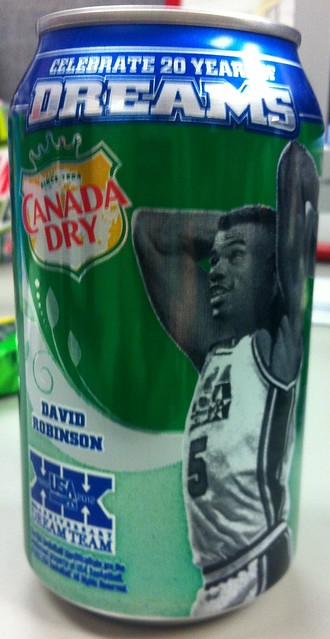 Canada Dry Ginger Ale collector can David Robinson (2012)