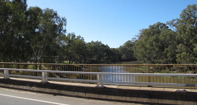 Crossing the Murrumbidgee at Narrandera