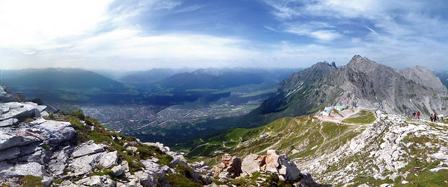 Innsbruck desde la cumbre.