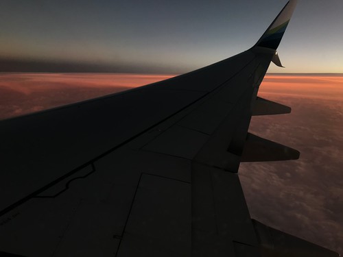 Sunset From My Plane Window by Mike Weekes Jr., Sunset From My Plane Windowairplanewindow airplane outairplanewindow airplaneview view windowseat