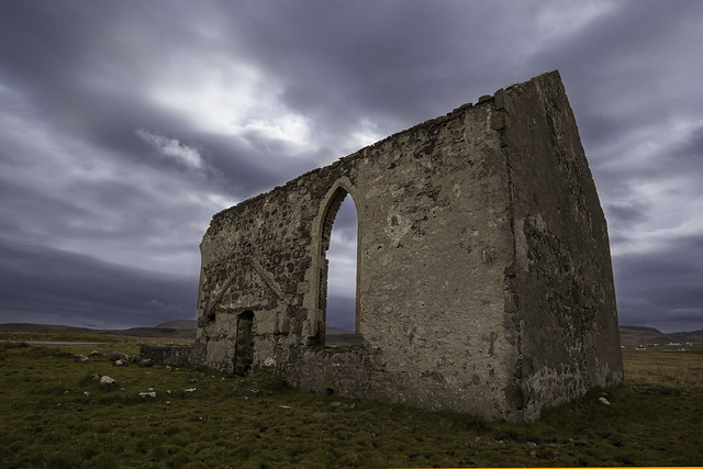 Ruin on Skye island