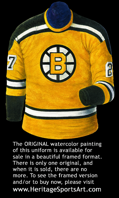 Bobby Orr Signed Boston Bruins 1966 Yellow Vintage CCM Rookie #27