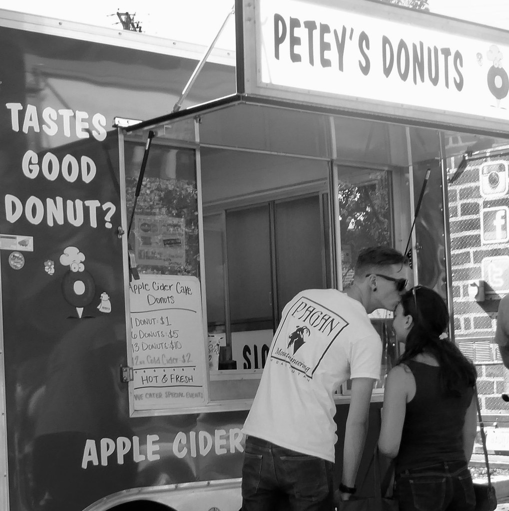 Love at the donut truck