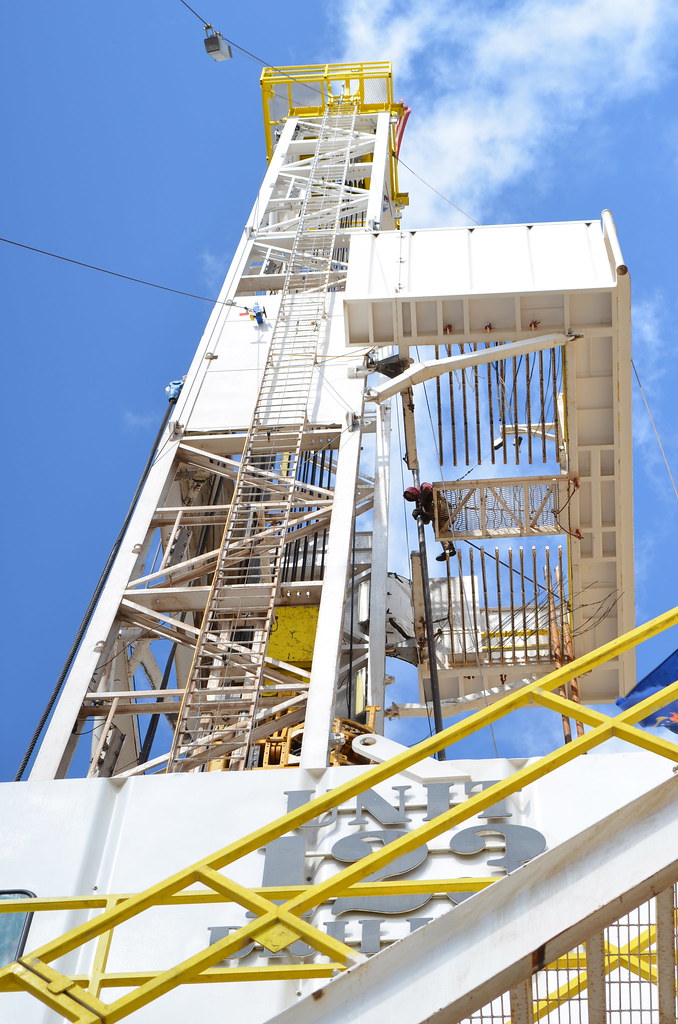 A peek inside a drilling rig