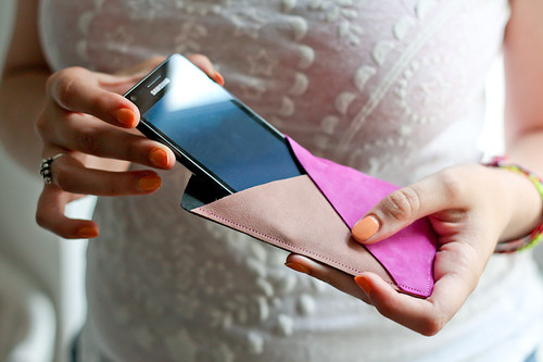 Geometric smartphone leather case DIY | by Morning by Foley
