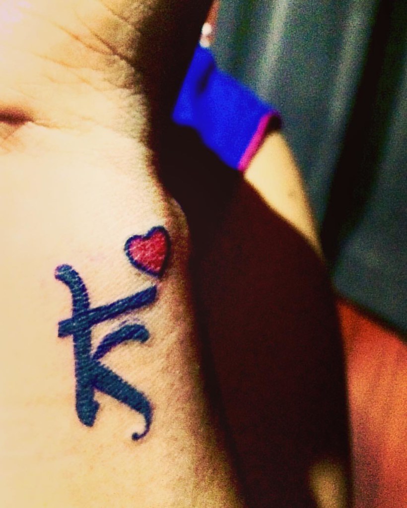 K letter tattoo with crown   for  Xpose Tattoos Jaipur  Facebook