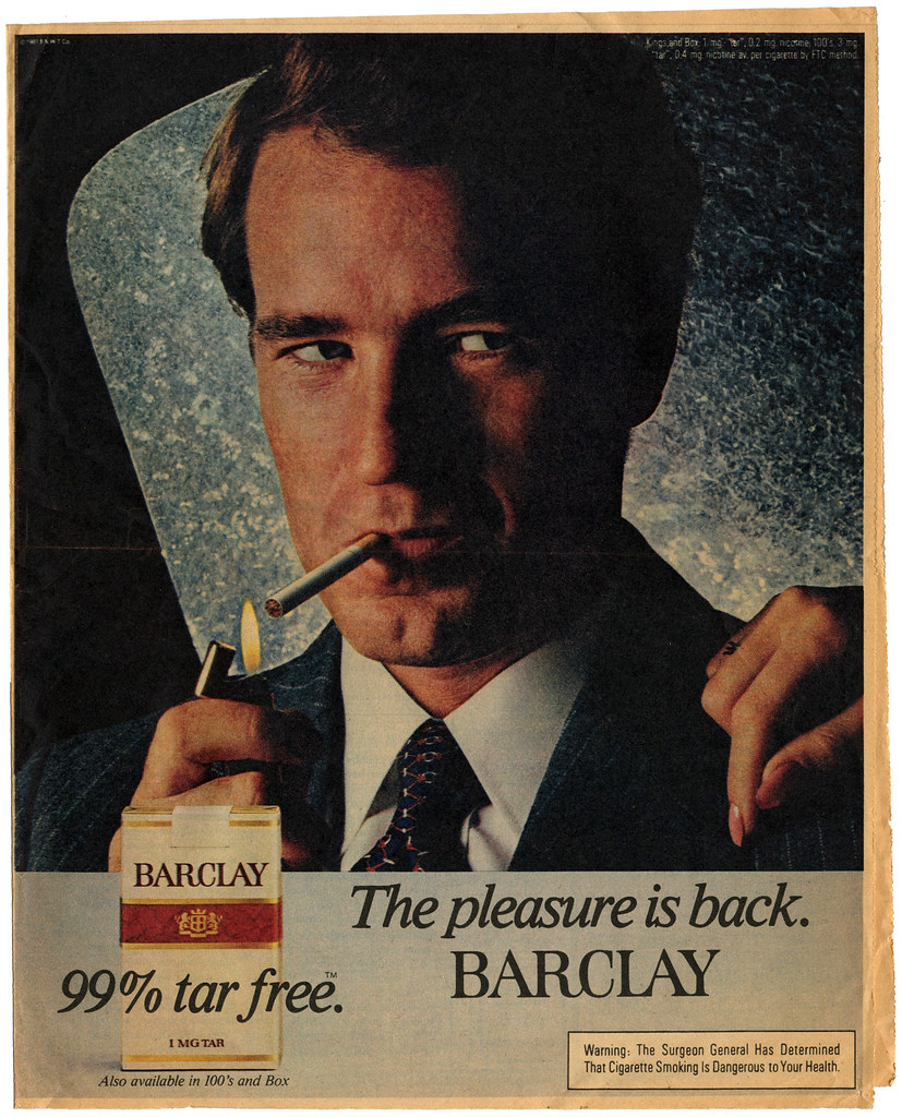Ad - Barclay Cigarettes | Eudaemonius | Flickr