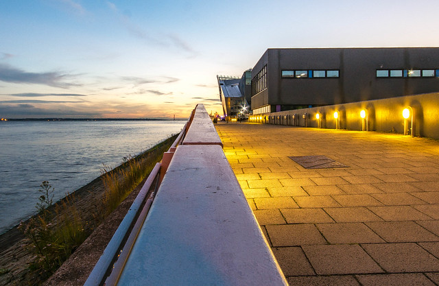 Along the Humber at night