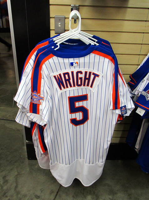 Citi Field, 08/28/16: this David Wright game-used jersey (…