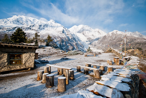 nepal trekking annapurnacircuit himalayas teashop phototravel manang gangapurna braka annpurnarange