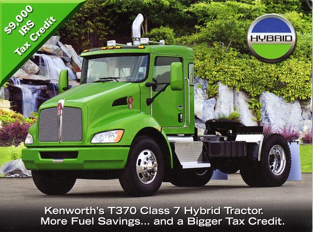Kenworth T370 Class 7 Hybrid Tractor