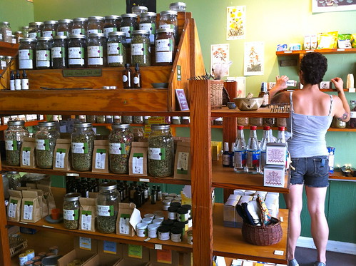 Maypop Community Herb Shop. Photo by Melanie Merz.