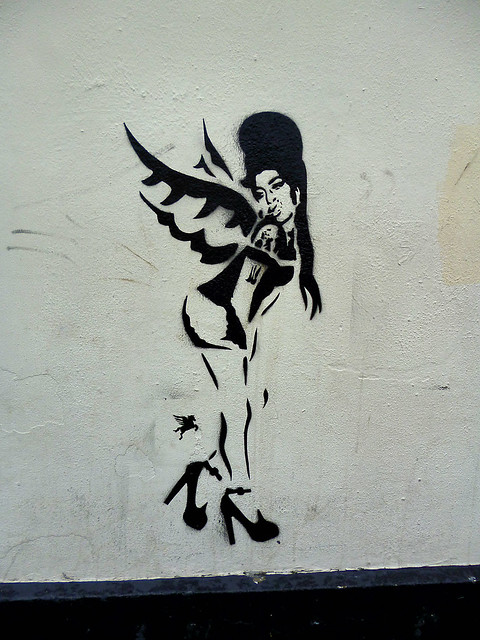 London. Camden. Street Art. Amy Winehouse