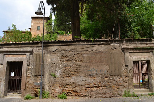 Tomb and garden of the Scipios -- modern facade on the Via… | Flickr