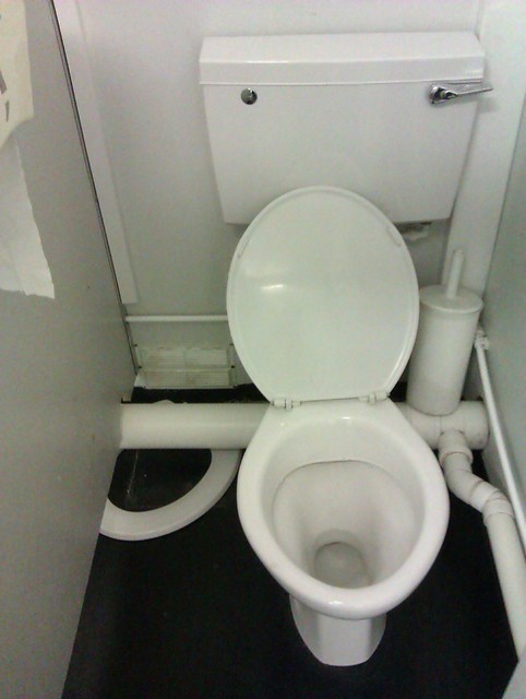 Joke shop comedy toilet seat