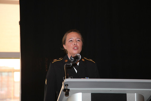 U.S. Army Soldier sings the Star Spangled Banner | by USACE Photo Events