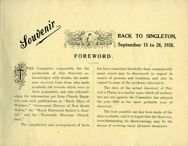 Back to Singleton September 15-26 1926 - Page, 001