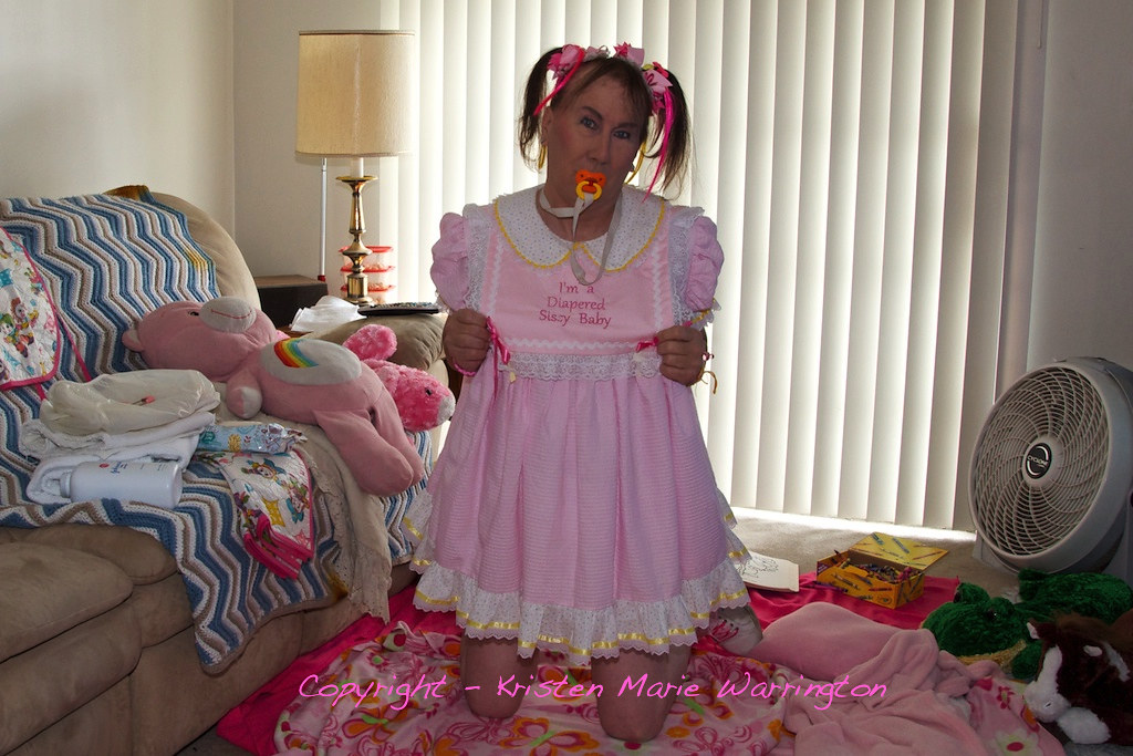 Kristen Marie Wearing Pink I M A Diapered Sissy Dress Flickr