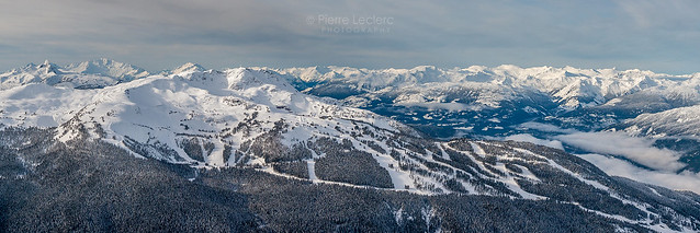 Panoramic view of Whistler Mountain