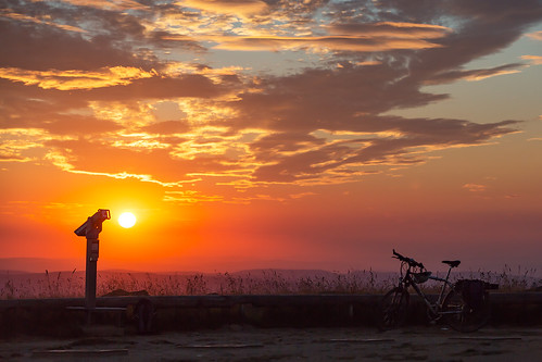 brocken harz fahrrad bike biking sunset sonnenuntergang