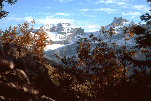 AUTUMN in the ALPS - Switzerland - by Ross Care from a KODACHROME Transparency
