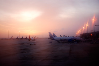 Early morning at Bangalore Airport