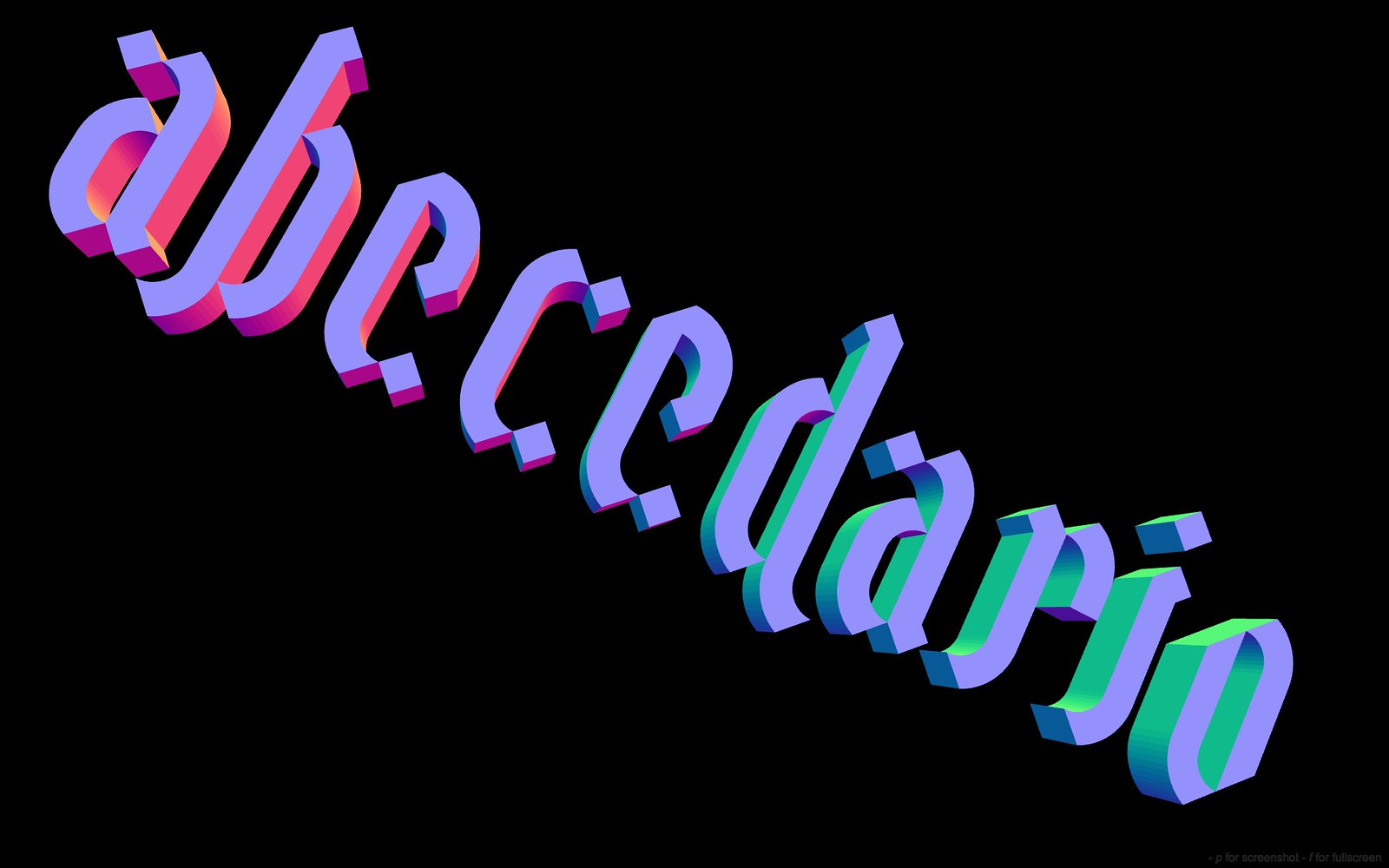 Gramapoética abecedario color