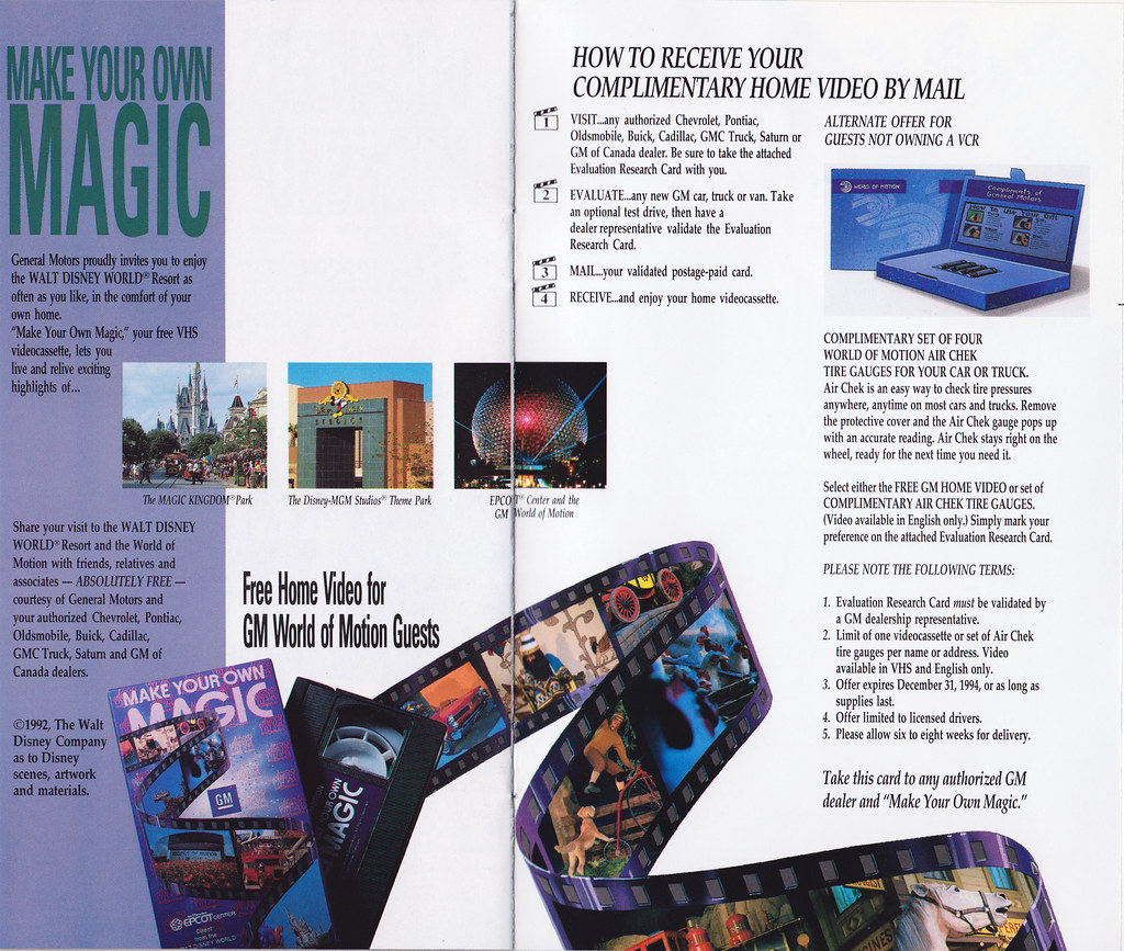 World of Motion - Video | The 1994 Souvenir Brochure from Wo… | Flickr