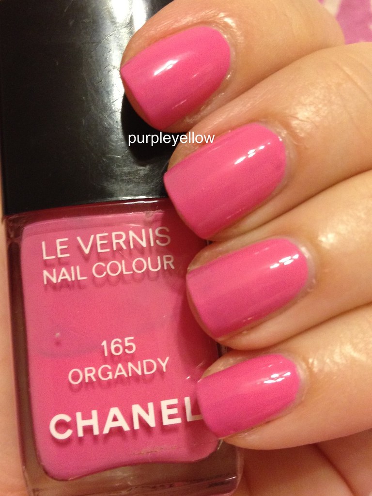 Chanel Organdy, purple yellow