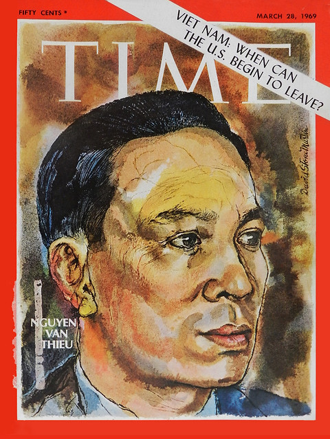 TIME MAGAZINE MARCH 28, 1969 NGUYEN VAN THIEU, VIETNAM - WHEN CAN THE U.S. LEAVE