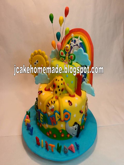 Baby TV birthday cake