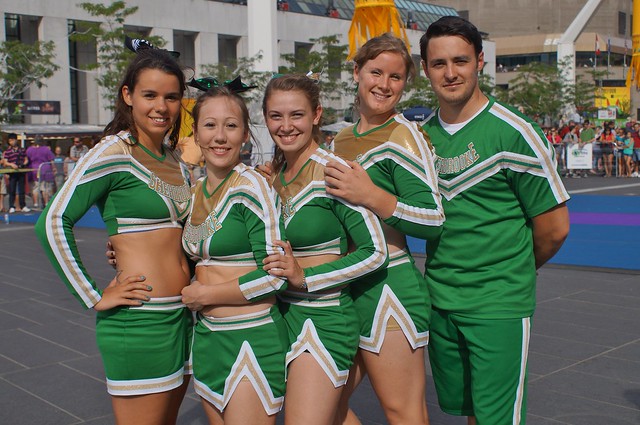 Cheerleaders, Sherbrooke Vert et Or, Place des Festivals, Sony A57,  Montréal, 21 July 2012 (8)