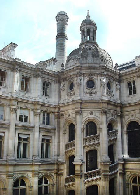 Paris, Hôtel de Ville Courtyard, Italian Staircase