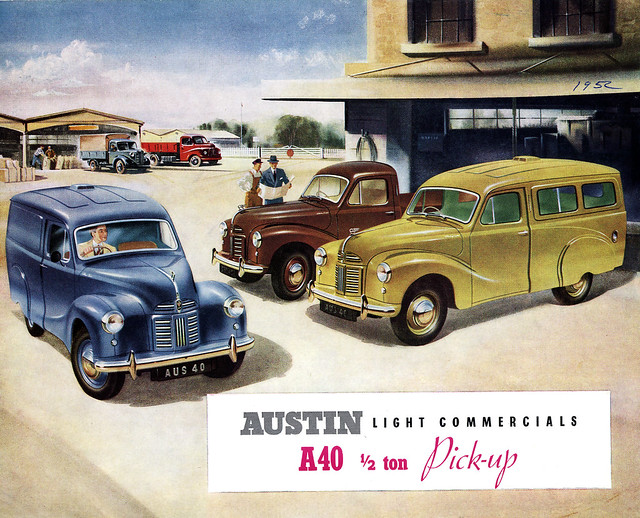 Austin A40 Devon Pick-up leaflet cover