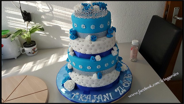 Fondant cake / Birthday cake  / Shobana's Kitchen....😀
