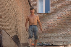 Removing a roof in Tblisi
