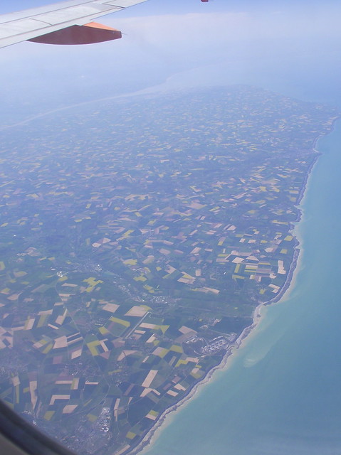 Northern France from 34,000ft 14/05/12