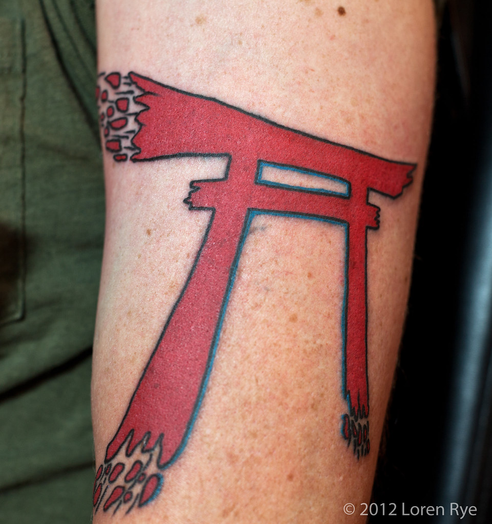 Torii Gate tattoo.