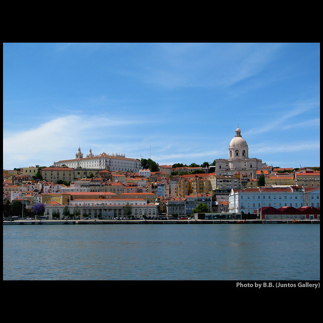 Lisbon from the river ...