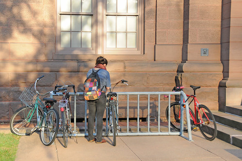 Bike Rack at Fisk Hall