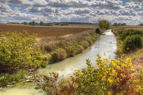 color water creek landscape eau champs fields paysage couleur ruisseau