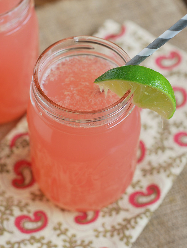 Cherry Beergaritas - tequila, Corona, cherry 7Up, and limeade! This will be your official summer drink! 