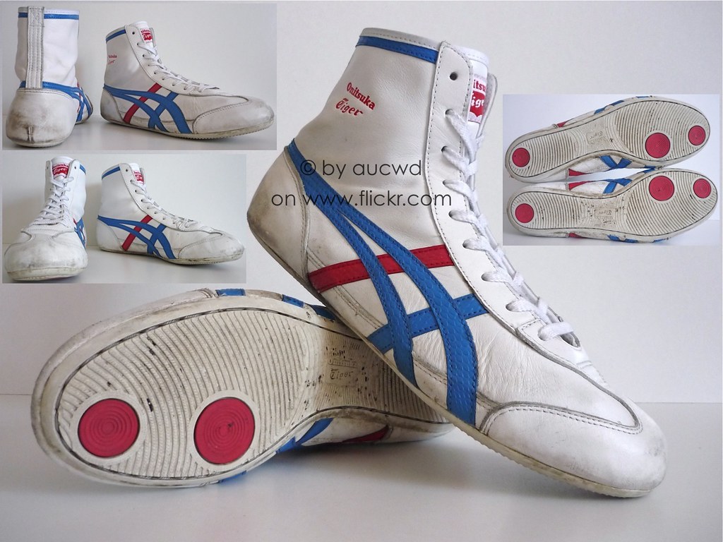 vintage asics tiger wrestling shoes