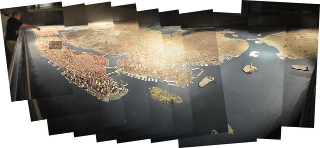 The Panorama of the City of New York, model seen from the west